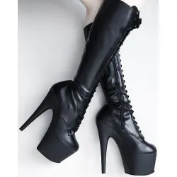 Gothic Boots, Womens Boots, Platform Boot, Thigh HIgh Boot, Combat Boot