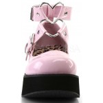 Sprite Heart Ring Baby Pink Platform Mary Jane