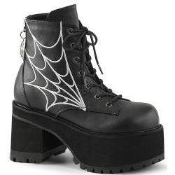 Webbed Ranger Womens Gothic Platform Boots