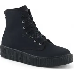 Demonia Black Canvas High Top Sneaker