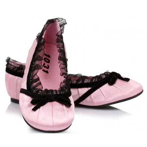 Pink Satin Doll Kids Princess Shoe