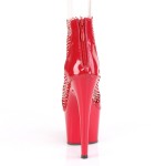 Adore Red Heels Mesh Platform Bootsie