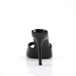 Classique Black Patent 4 Inch Mule