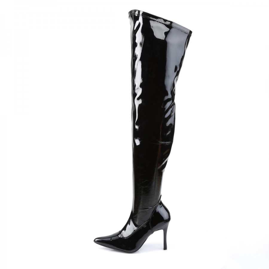 wide foot thigh high boots