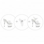 Detachable Clear Ankle Straps